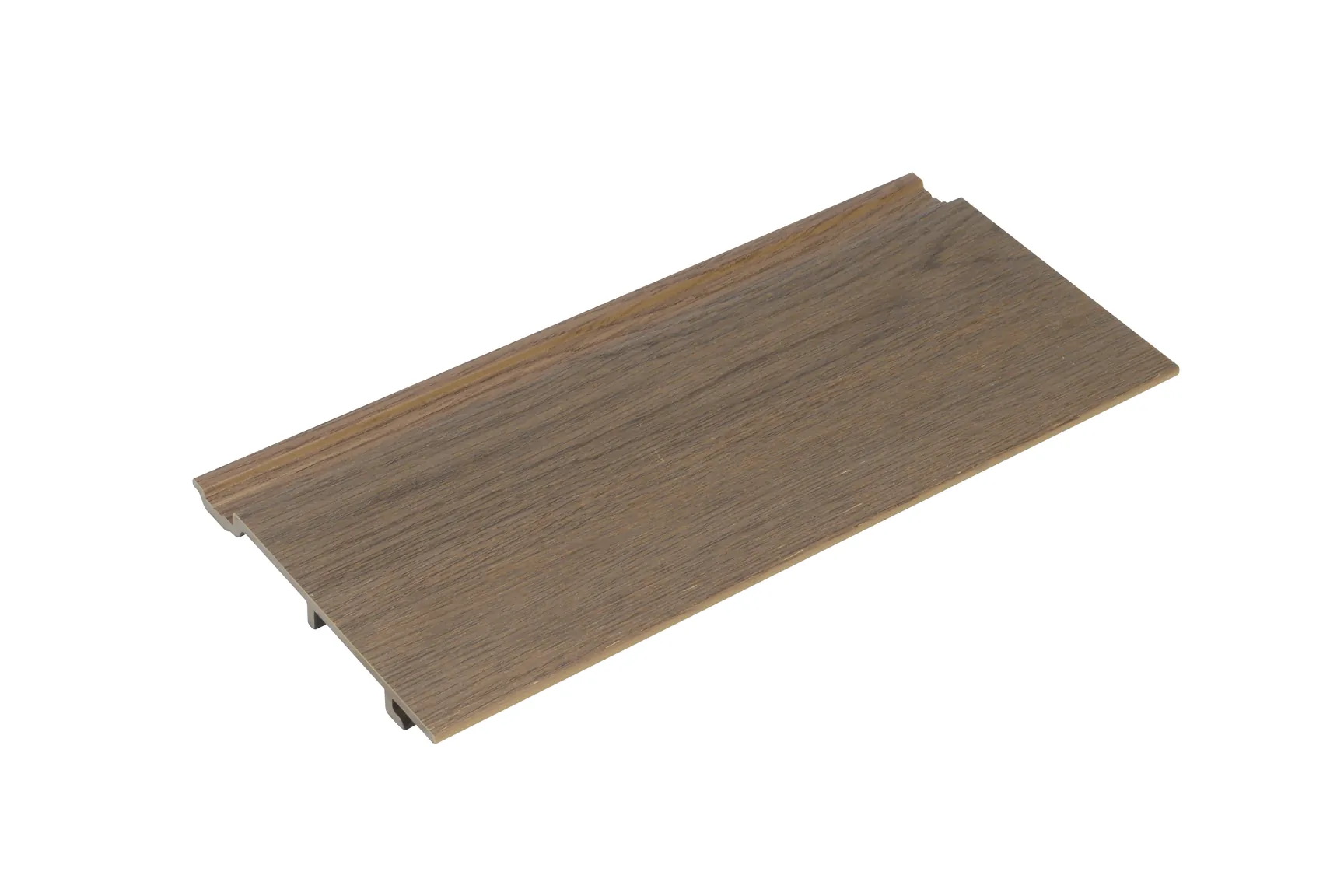 Smoke Grey FlowVeins cladding board with interlocking edge in raking light