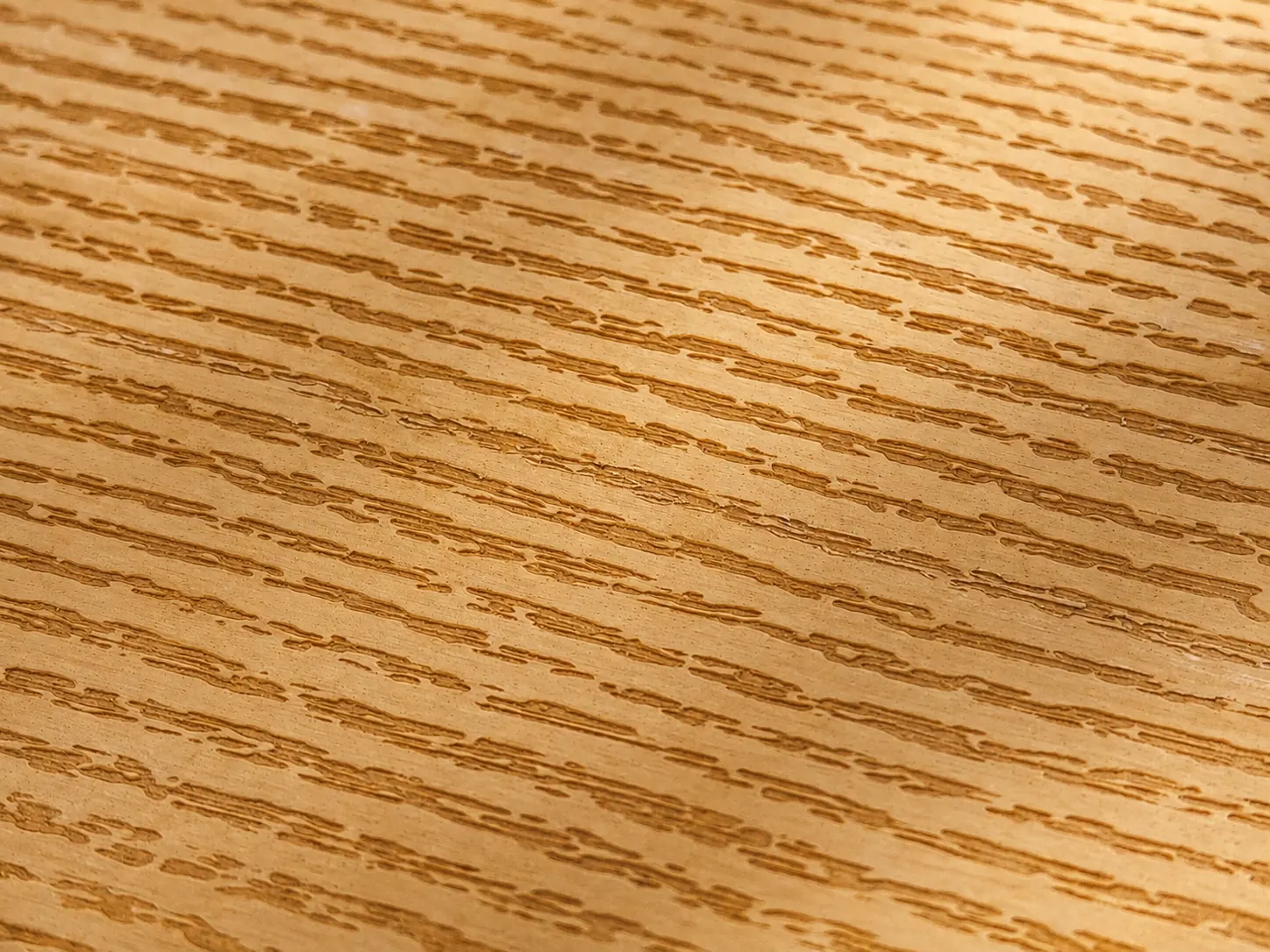 Close-up of the FlowVeins brushed texture for WPC exterior wall cladding
